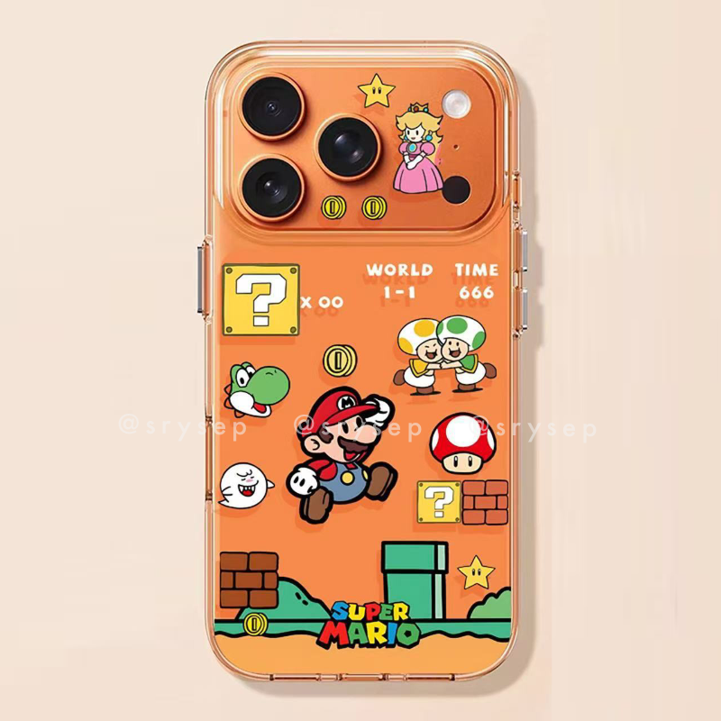 Cute Mari Clear Phone Case For iPhone