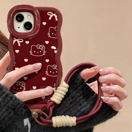 Cute Kitty Cat Invisible Dual Stand Phone Case