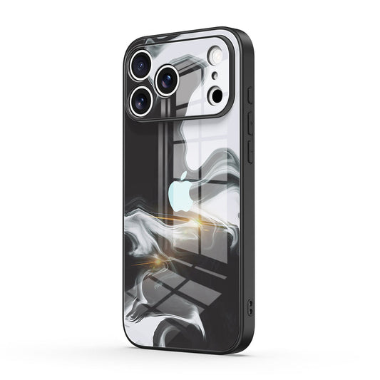 Black White - iPhone Case