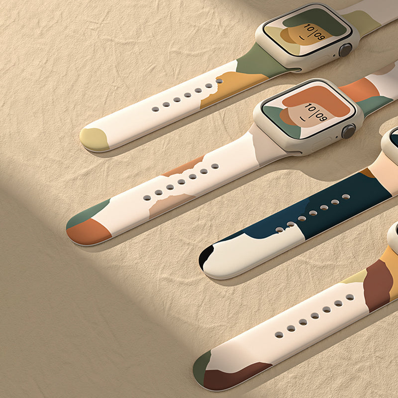 Bracelet de montre au yaourt vert