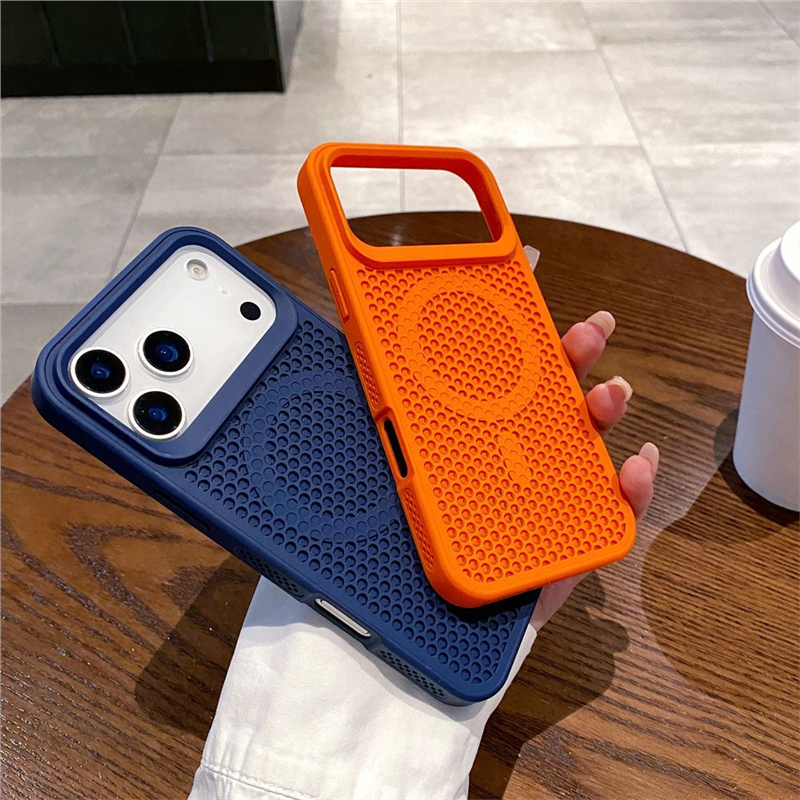 New magnetic honeycomb cooling phone case