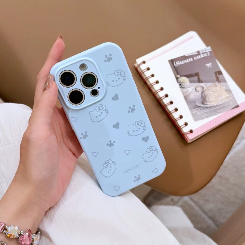 Liquid silicone Kitty phone case