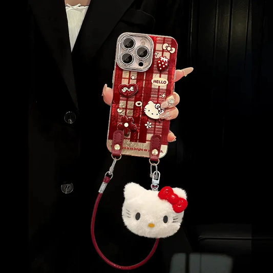 Cute red Hello Kitty phone case