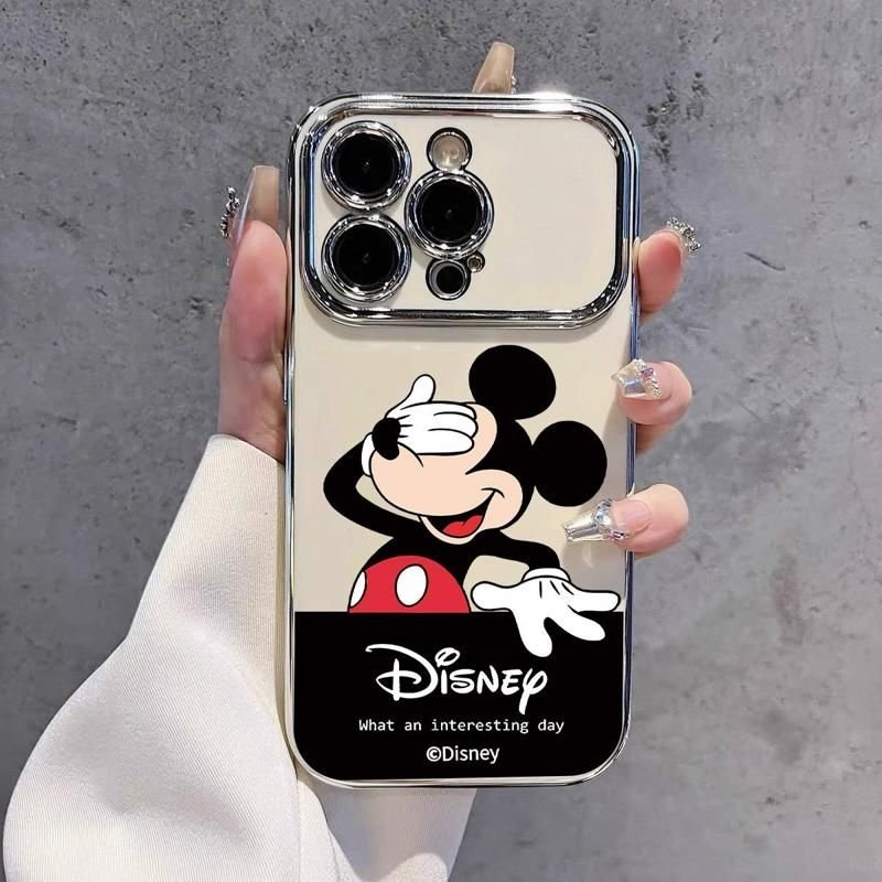 Cartoon Mick Mouse Plating iPhone Case