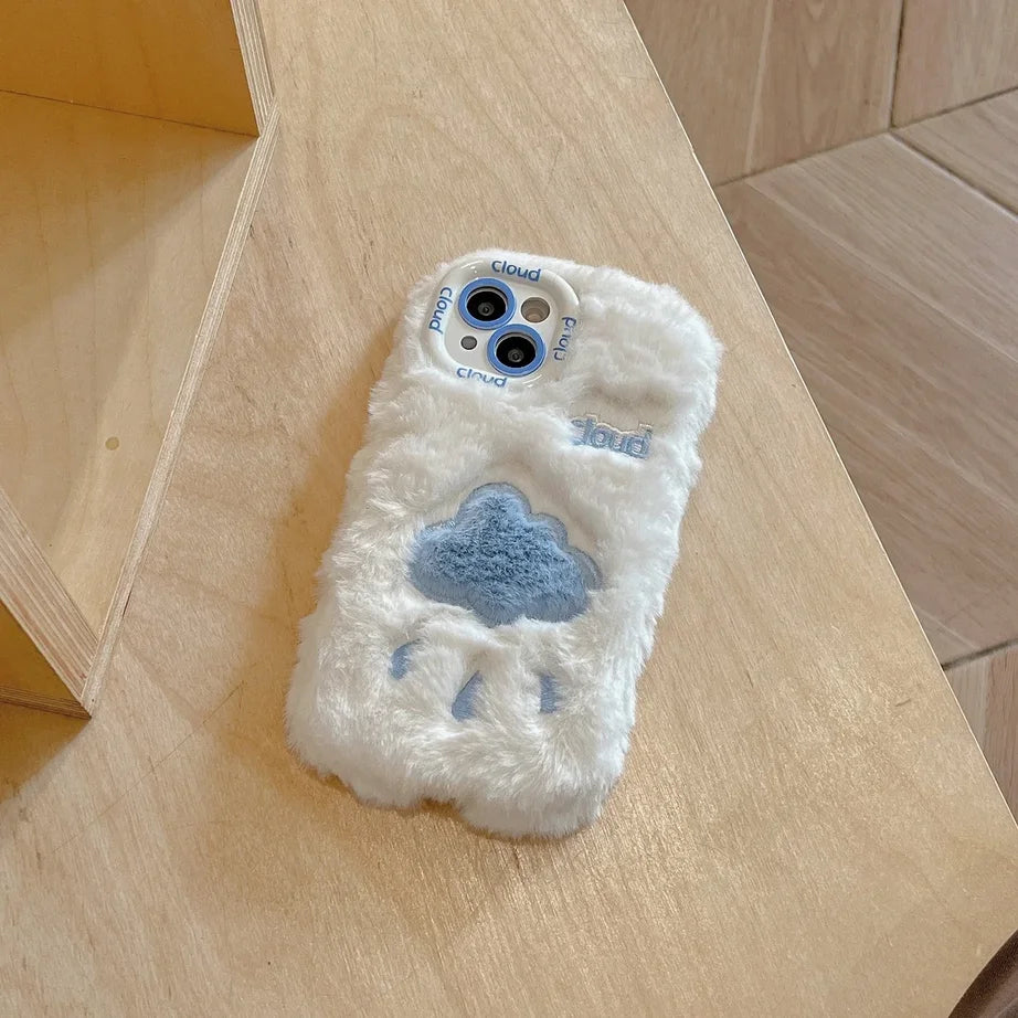 Cute Heart Piggy Bow Velvet Phone Case For iPhone 17 16 15 14 13 12 Pro Max Plus 11