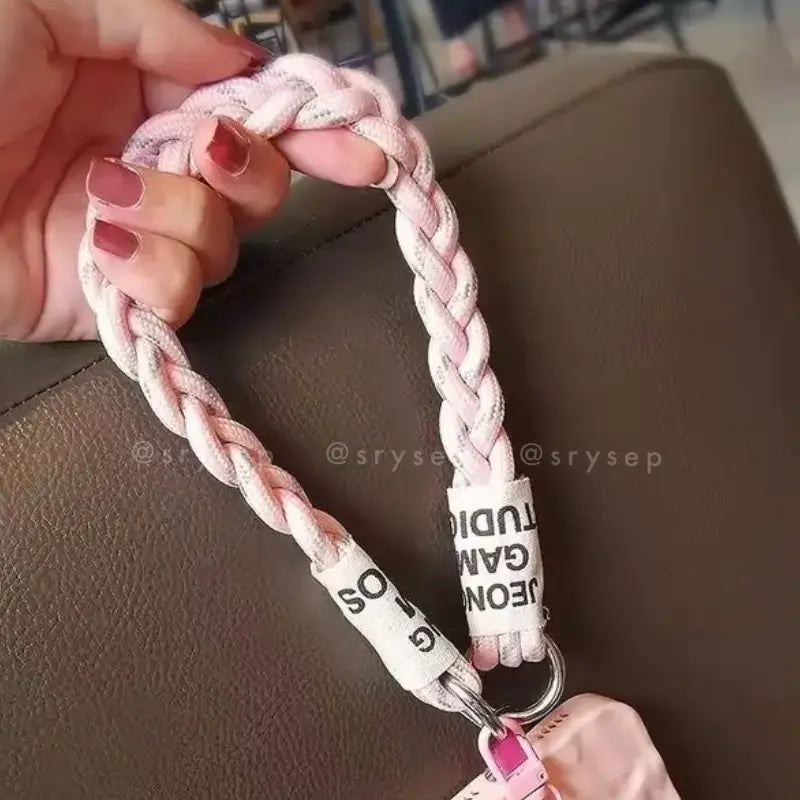 Decorative Woven Charm Handmade Keychain for Phone Case Pad Case Bumper