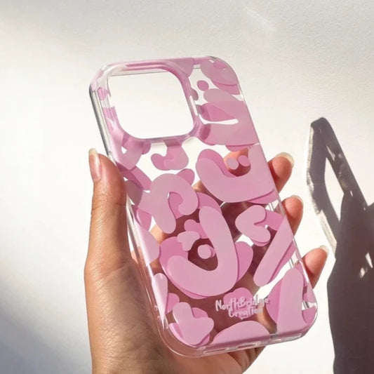 Graffiti Letters Art Poster Creative TPU Clear Phone Case for iPhone