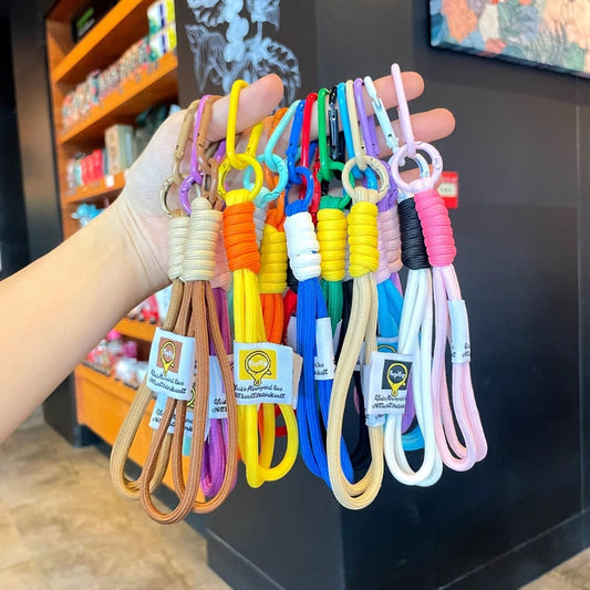 Handmade Braided Rope, Carabiner, Minimalist Lanyard, Keychain, Phone Case Rope, DIY Pendant