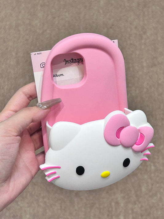 Kitty Mymelody Sandals Shape Silicone Cute Kawaii Phone Case