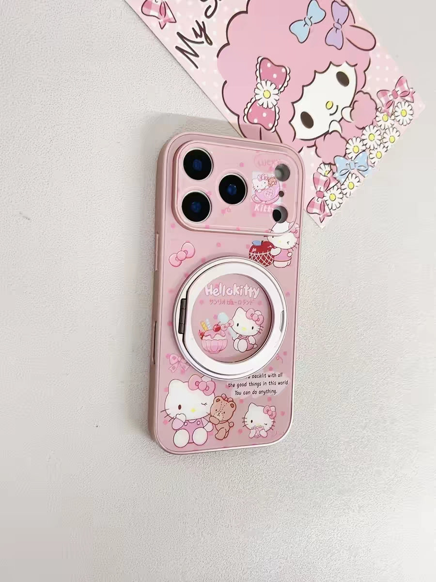 Dark pink Hello Kitty phone case