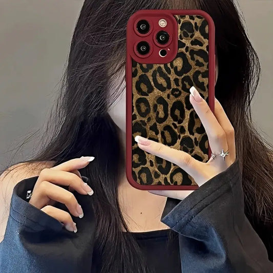 Leopard Phone Case for iPhone Back Cover