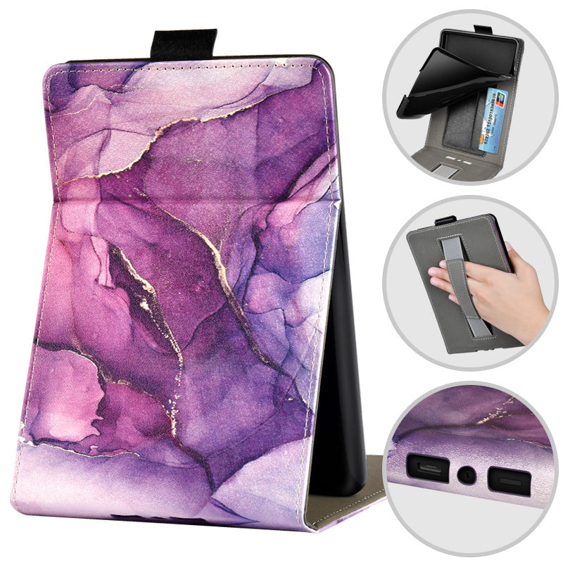 Kindle Paperwhite Handheld Protective Case with Painted Leather Case