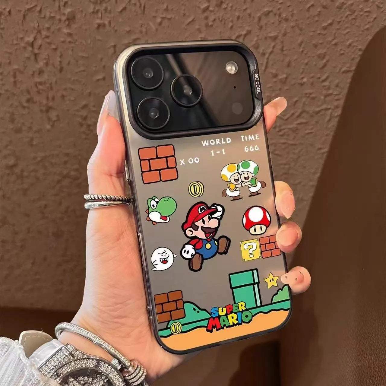 Cute Mari Clear Phone Case For iPhone