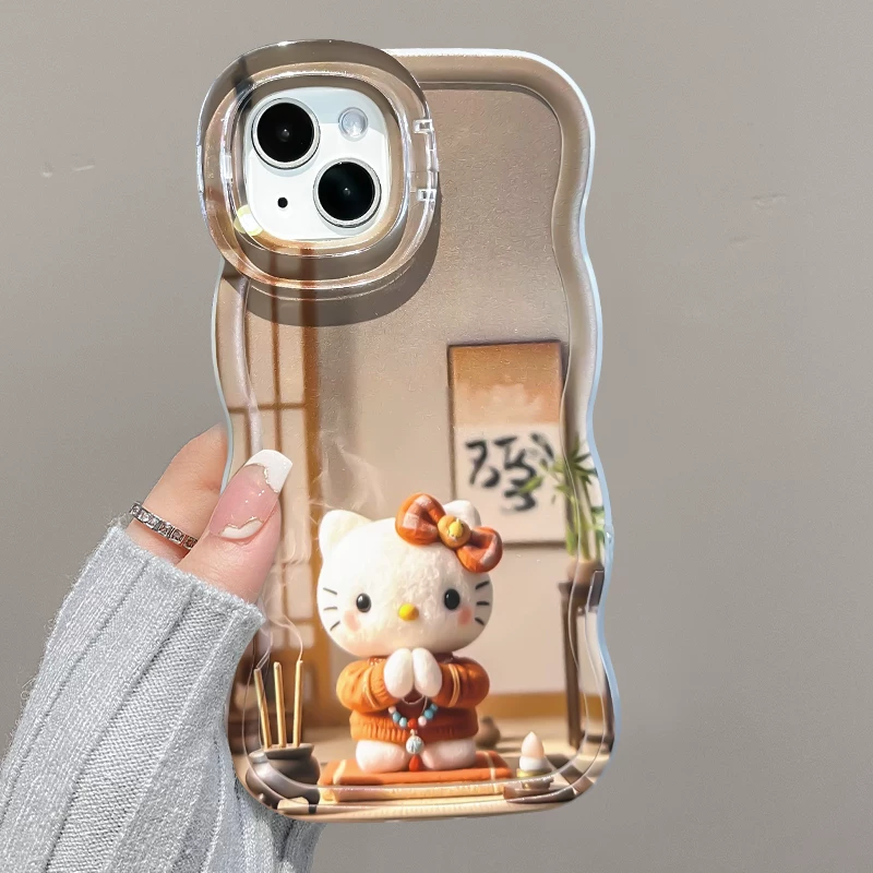 Invisible dual-stand Kitty phone case