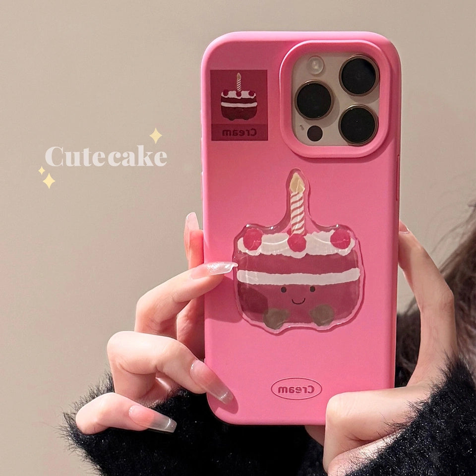 Cute Cake Muffin Phone Case For iPhone 17 16 15 14 13 12 Pro Max Plus 11