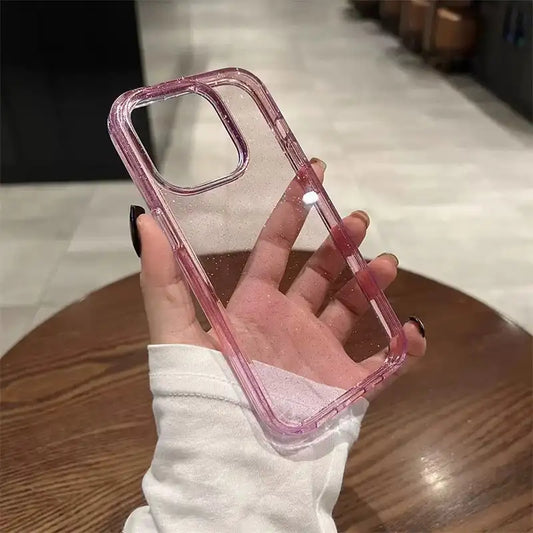 Starry Sky Glitter Clear Phone Case For iPhone Back Cover