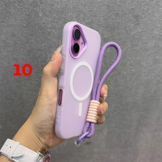 iPhone Lanyard Series | Matte MagSafe Magnetic Phone Case
