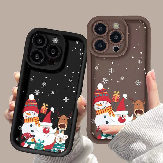 Cute Elk Creative Phone Case for iPhone