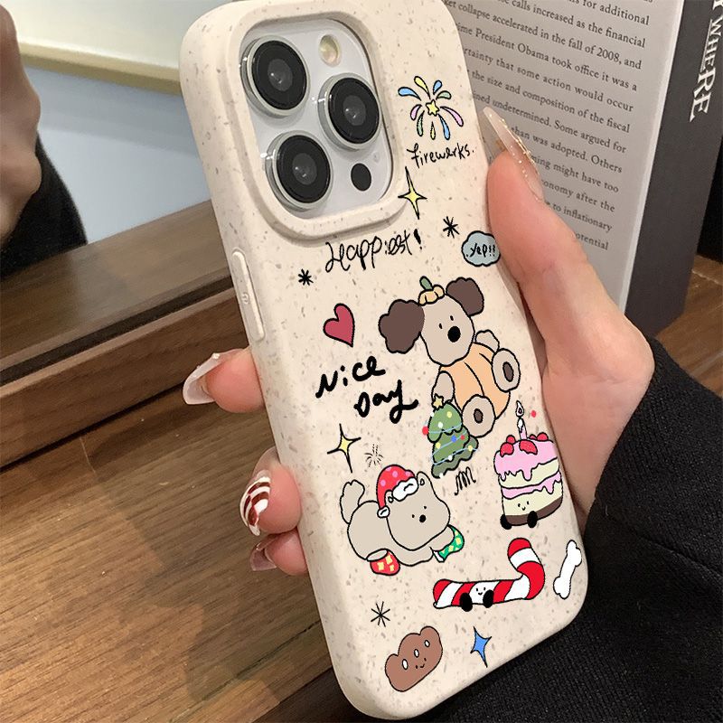 Cute Pubby Environmental Plants Case for iPhone