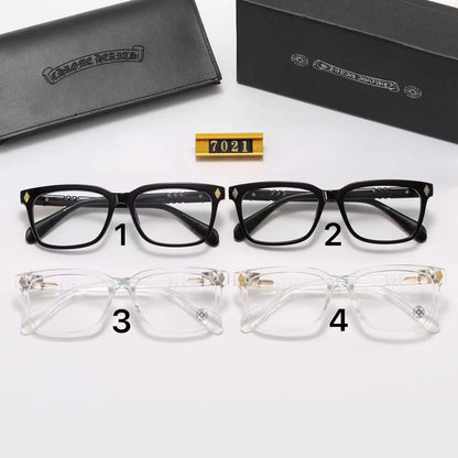 Fashion Square Frame Plain Glasses Sunglasses for men and women Classic Travel Optical Glasses