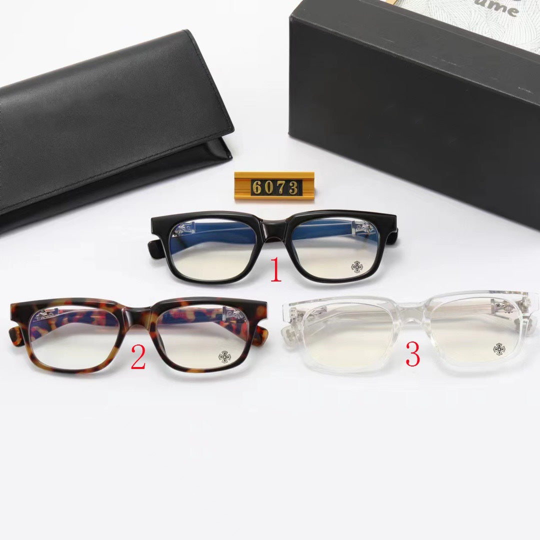 Fashion Square Frame Plain Glasses Sunglasses for men and women Classic Travel Optical Glasses