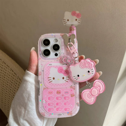 Pink bow Kitty mobile phone case