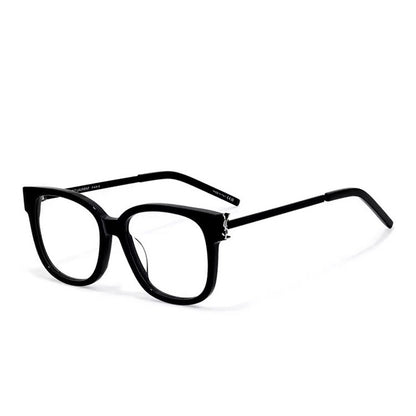 Insta Influencer Fashion Square Frame Plain Glasses Sunglasses Men Women Classic Travel Optical Glasses