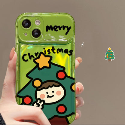 Santa Claus Flip Mirror Phone Case