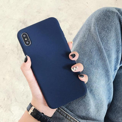 Candy Color Macaron Monochrome Silicone Soft Case For iPhone 17 Air 16 15 14 13 12 11 Pro Max X XR XS Max 7 8 Plus