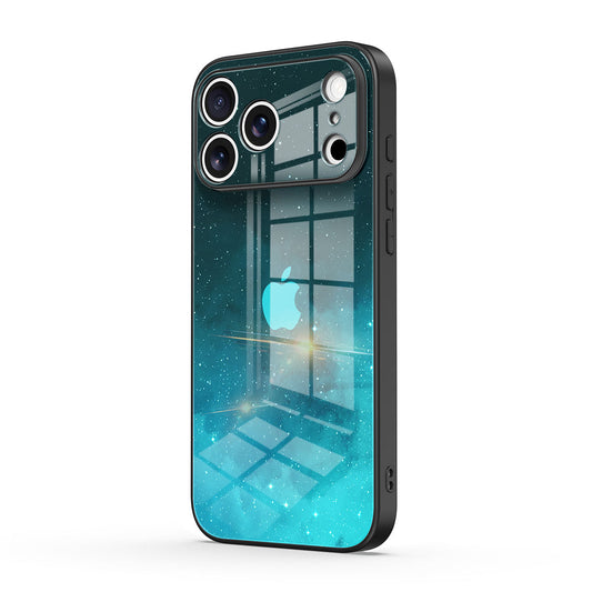 Fluorescent Star Blue - iPhone Case