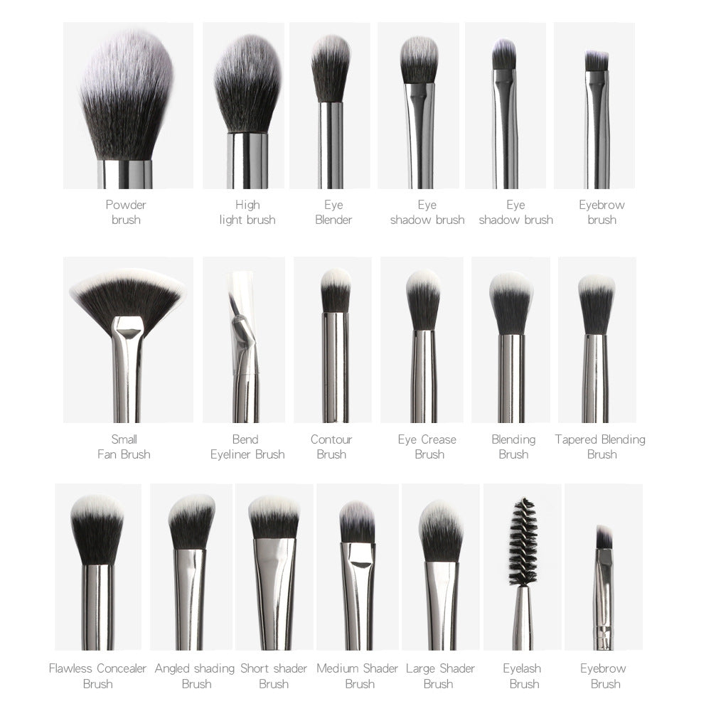 18pcs Makeup Brush Sets with Brush Bag BeautyTools