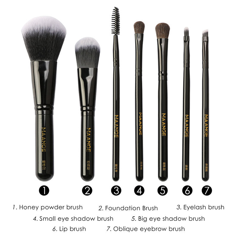 7pcs Makeup Brushes Set Diamond Brush Bucket Foundation Blush Beauty Tool