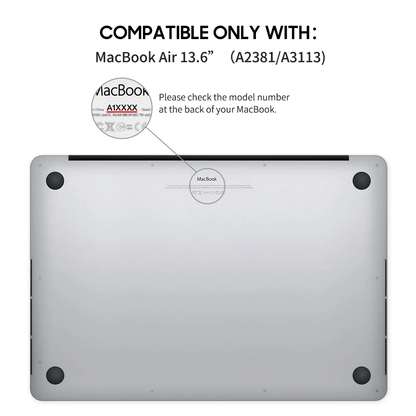 Gray Gold Sand - Macbook Case