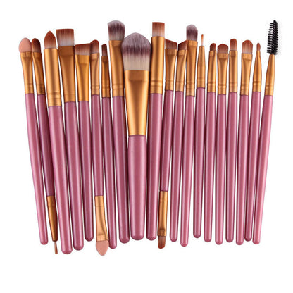 20pcs/Set Makeup Brushes Eyeshadow Eyeliner Kit Eyelash Brush