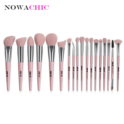 18pcs Makeup Brush Sets With Gourd Makeup Sponge Scrubbing Artifact BeautyTools with Brush Bag