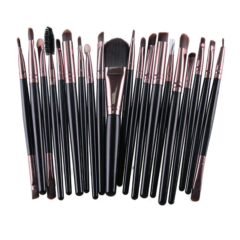 20pcs/Set Makeup Brushes Eyeshadow Eyeliner Kit Eyelash Brush