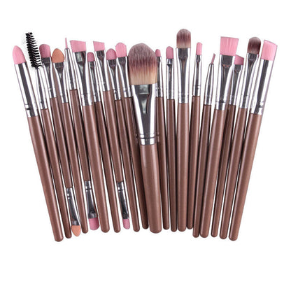 20pcs/Set Makeup Brushes Eyeshadow Eyeliner Kit Eyelash Brush