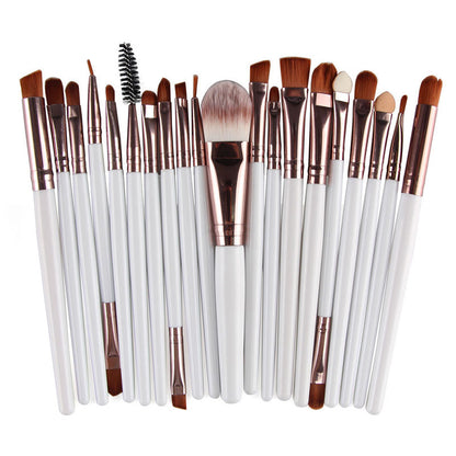 20pcs/Set Makeup Brushes Eyeshadow Eyeliner Kit Eyelash Brush