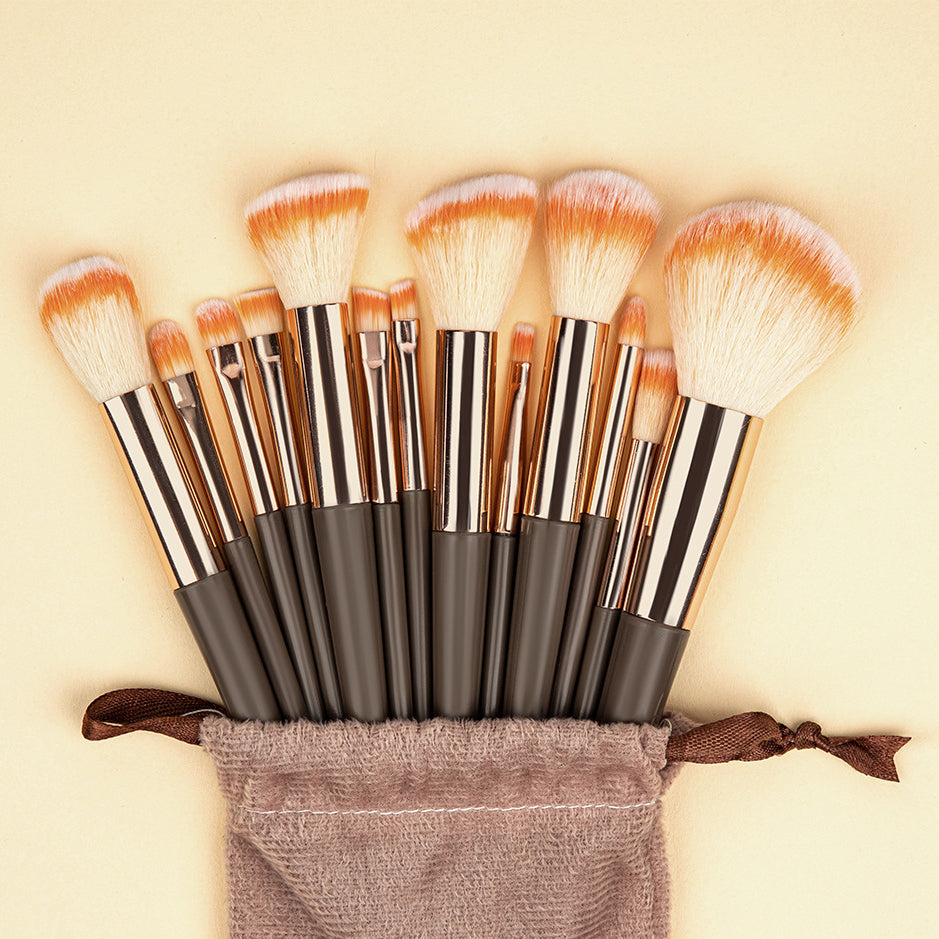 13Pcs Soft Fluffy Makeup Brushes Set for cosmetics Foundation Blush Powder Eyeshadow Kabuki Blending Makeup brush beauty tool