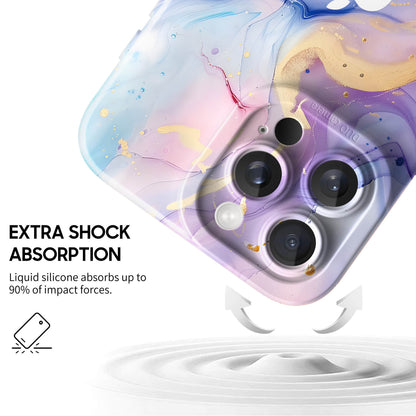 Étui pour iPhone Gris Sable Doré