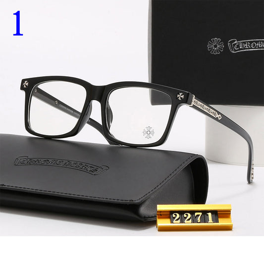 Fashion Square Frame Plain Glasses Sunglasses for men and women Classic Travel Optical Glasses