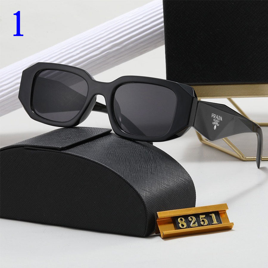 Insta Influencer Fashion Square Frame Plain Glasses Sunglasses Men Women Classic Travel Optical Glasses