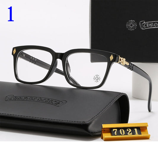 Fashion Square Frame Plain Glasses Sunglasses for men and women Classic Travel Optical Glasses