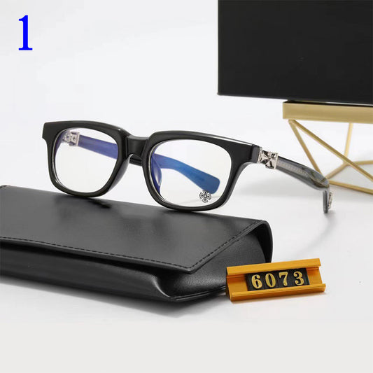 Fashion Square Frame Plain Glasses Sunglasses for men and women Classic Travel Optical Glasses