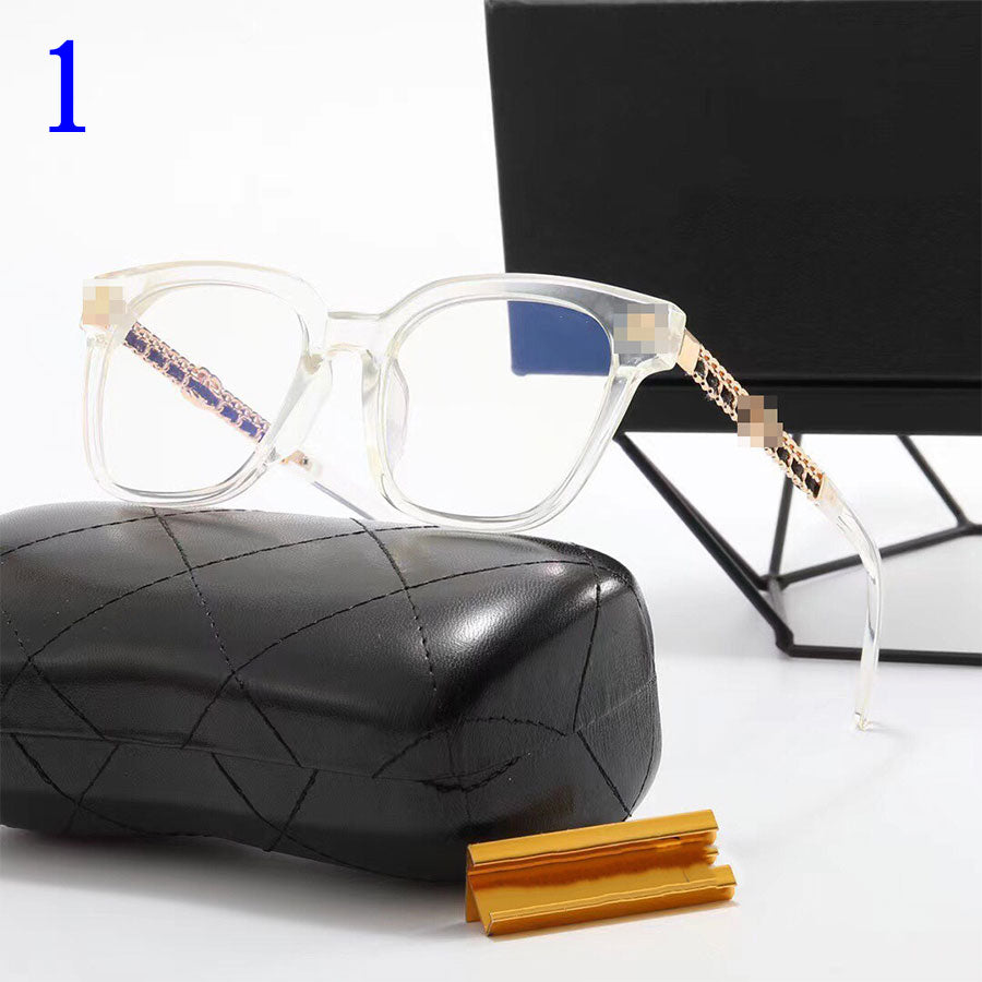 Insta Influencer Fashion Square Frame Plain Glasses Sunglasses Men Women Classic Travel Optical Glasses