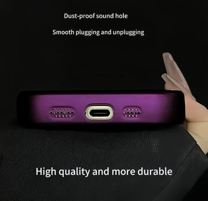 Rotating Kitty phone case with mirror and stand