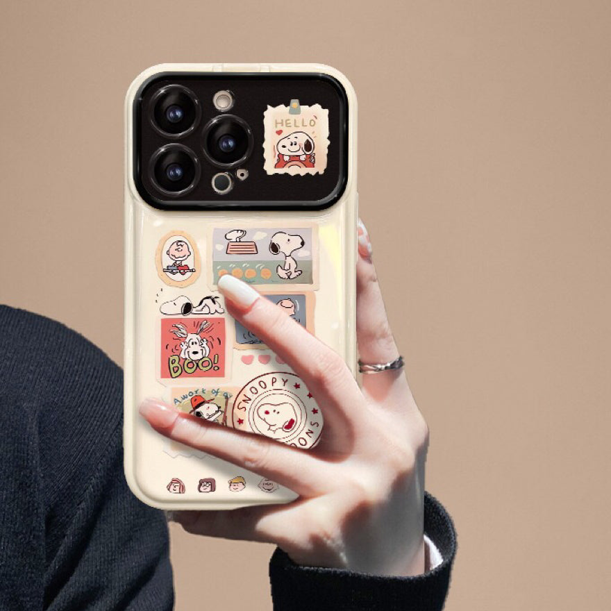 Snoopy flip phone case