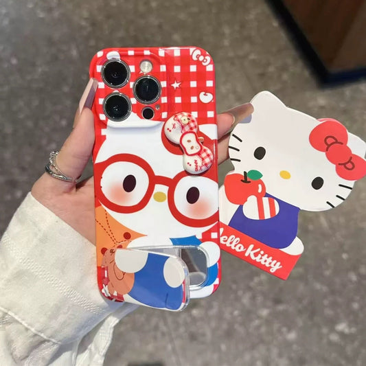 KT phone case with glasses