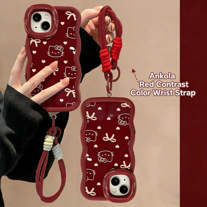 Cute Kitty Cat Invisible Dual Stand Phone Case