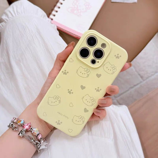 Liquid silicone Kitty phone case